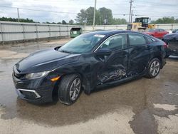 Salvage cars for sale from Copart Montgomery, AL: 2020 Honda Civic LX