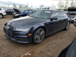 Vehiculos salvage en venta de Copart Elgin, IL: 2018 Audi A7 Premium Plus