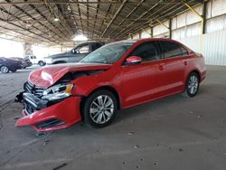 Volkswagen Jetta SE salvage cars for sale: 2015 Volkswagen Jetta SE