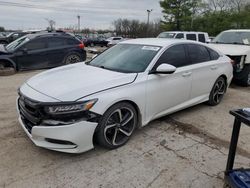 Honda Accord Sport salvage cars for sale: 2018 Honda Accord Sport