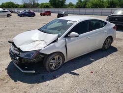 Salvage cars for sale from Copart San Antonio, TX: 2020 Hyundai Elantra SEL