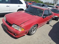 Ford Mustang salvage cars for sale: 1991 Ford Mustang GT