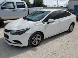 Chevrolet salvage cars for sale: 2018 Chevrolet Cruze LT