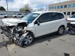 Subaru Forester Vehiculos salvage en venta: 2018 Subaru Forester 2.5I