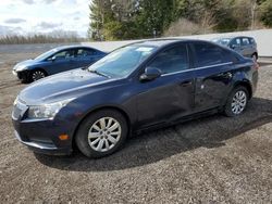Salvage cars for sale from Copart Bowmanville, ON: 2015 Chevrolet Cruze LT