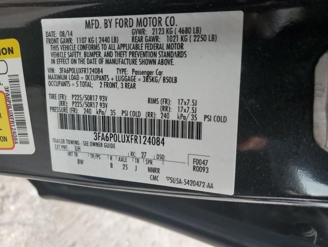 2015 Ford Fusion SE Hybrid