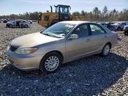 Toyota salvage cars for sale: 2002 Toyota Camry LE