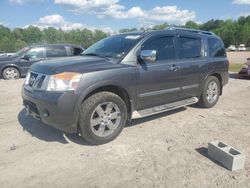 Salvage cars for sale from Copart Charles City, VA: 2012 Nissan Armada SV