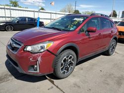 Subaru Crosstrek Premium salvage cars for sale: 2016 Subaru Crosstrek Premium