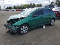 Ford Focus zx5 salvage cars for sale: 2002 Ford Focus ZX5