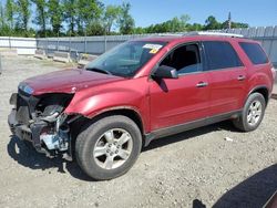 2012 GMC Acadia SLE en venta en Spartanburg, SC