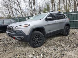 Jeep Cherokee salvage cars for sale: 2015 Jeep Cherokee Trailhawk