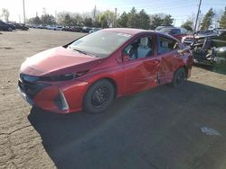 Toyota Prius salvage cars for sale: 2017 Toyota Prius Prime