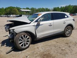 Lincoln Vehiculos salvage en venta: 2019 Lincoln Nautilus Select