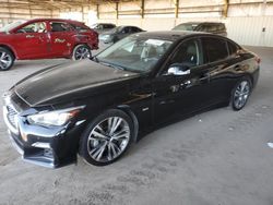 Infiniti q50 Pure Vehiculos salvage en venta: 2020 Infiniti Q50 Pure