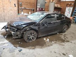 Salvage cars for sale from Copart Ebensburg, PA: 2023 Toyota Camry SE Night Shade