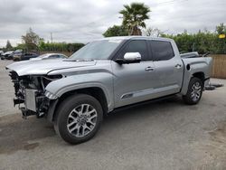 Salvage cars for sale from Copart San Martin, CA: 2024 Toyota Tundra Crewmax Platinum