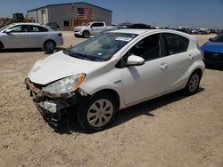 Salvage cars for sale from Copart Amarillo, TX: 2013 Toyota Prius C