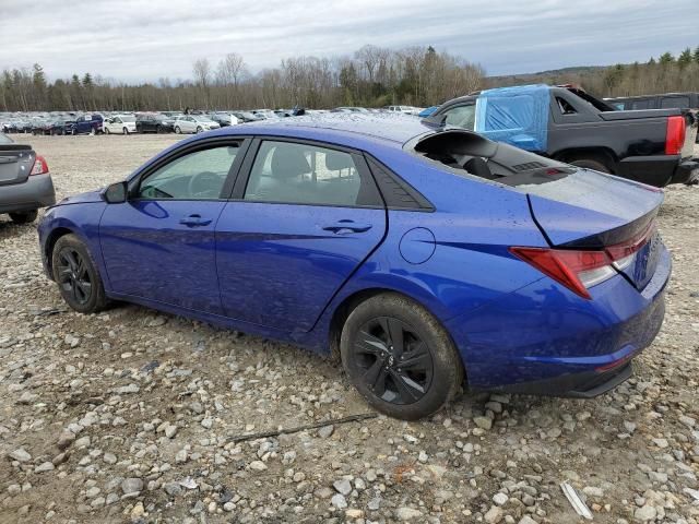 2022 Hyundai Elantra Blue