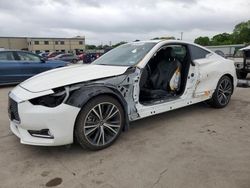 Infiniti Q60 salvage cars for sale: 2021 Infiniti Q60 Luxe