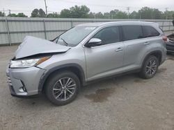 Toyota Highlander salvage cars for sale: 2019 Toyota Highlander SE