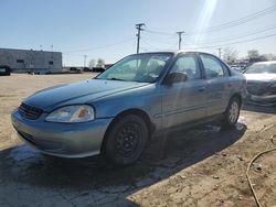 Salvage cars for sale from Copart Chicago Heights, IL: 2000 Honda Civic Base