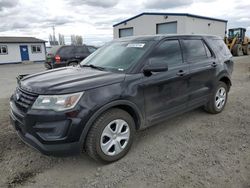 Salvage cars for sale from Copart Airway Heights, WA: 2016 Ford Explorer Police Interceptor