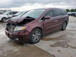 Salvage cars for sale from Copart Grand Prairie, TX: 2015 Honda Odyssey Touring