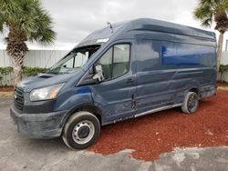 Salvage cars for sale from Copart Fort Pierce, FL: 2019 Ford Transit T-250