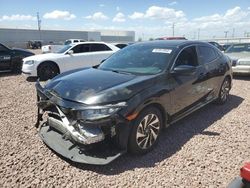 Honda salvage cars for sale: 2017 Honda Civic LX