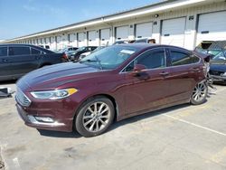 Ford Fusion salvage cars for sale: 2017 Ford Fusion SE