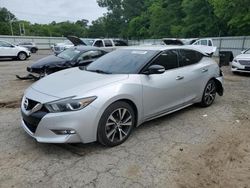 Salvage cars for sale from Copart Shreveport, LA: 2017 Nissan Maxima 3.5S