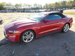 Ford salvage cars for sale: 2021 Ford Mustang GT