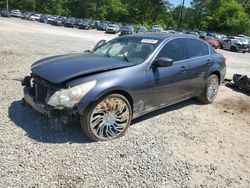 Salvage cars for sale from Copart Gaston, SC: 2011 Infiniti G37