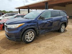 Toyota Highlander salvage cars for sale: 2016 Toyota Highlander LE