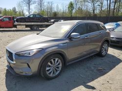 Infiniti QX50 salvage cars for sale: 2019 Infiniti QX50 Essential