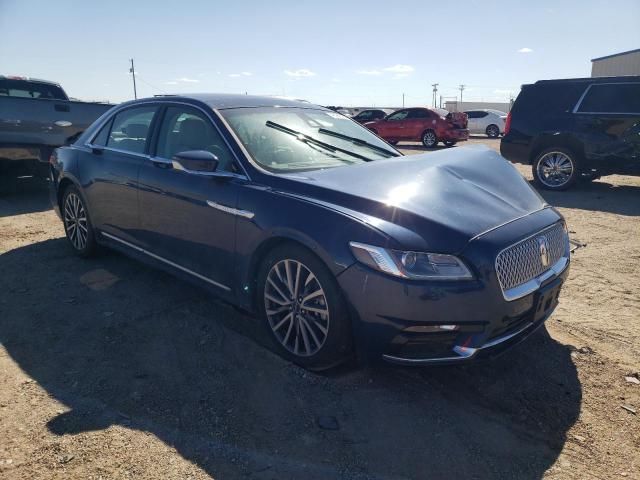 2017 Lincoln Continental Select