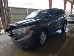 Salvage cars for sale from Copart Homestead, FL: 2015 Toyota Highlander LE