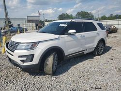 2017 Ford Explorer Limited en venta en Montgomery, AL