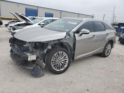 Lexus RX350 salvage cars for sale: 2020 Lexus RX 350 L Luxury