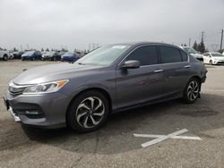 Salvage cars for sale from Copart Rancho Cucamonga, CA: 2016 Honda Accord EXL