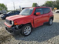 Salvage cars for sale from Copart Mebane, NC: 2015 Jeep Renegade Latitude