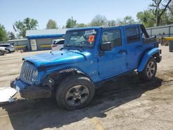 Jeep salvage cars for sale: 2016 Jeep Wrangler Unlimited Sahara