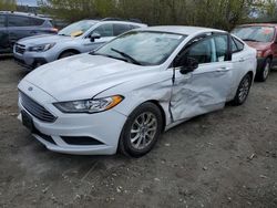 Salvage cars for sale from Copart Arlington, WA: 2017 Ford Fusion S