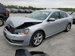 Volkswagen Passat salvage cars for sale: 2014 Volkswagen Passat SE