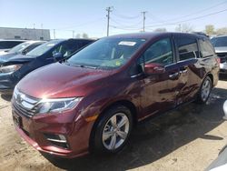 Salvage cars for sale from Copart Chicago Heights, IL: 2019 Honda Odyssey EX