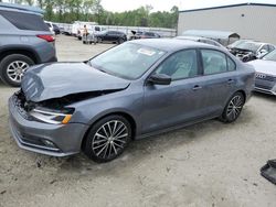 Volkswagen salvage cars for sale: 2016 Volkswagen Jetta Sport