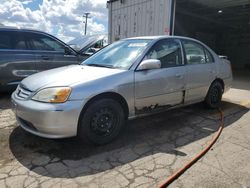 Honda Civic ex Vehiculos salvage en venta: 2002 Honda Civic EX