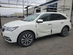 Salvage cars for sale from Copart Pasco, WA: 2016 Acura MDX Technology