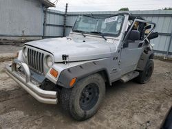 Jeep salvage cars for sale: 2004 Jeep Wrangler X